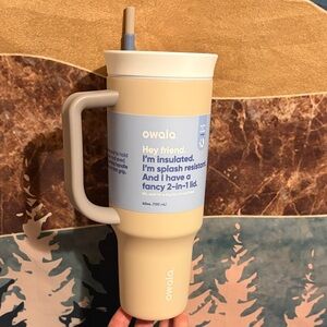 40oz Owala Tumbler Dune Drifter Insulated with 2-in-1 Lid and straw